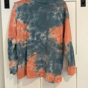 We The Free Blue Tie-Dye Top